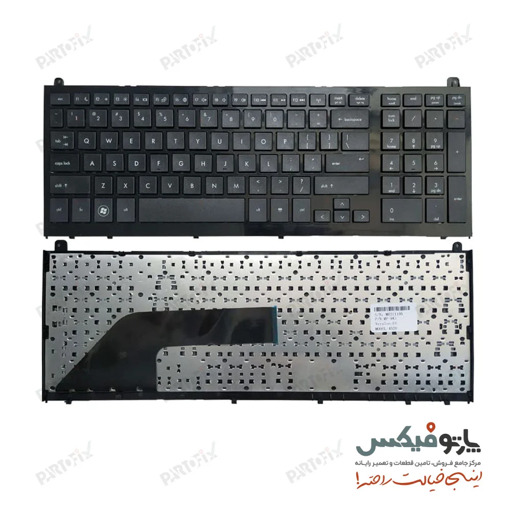 کیبورد لپ تاپ اچ پی ProBook 4520s بک لایت
