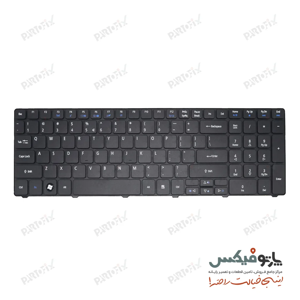 کیبورد لپ تاپ ایسر E1-571 , 5810 , 5742 , 5738 بدون بک لایت